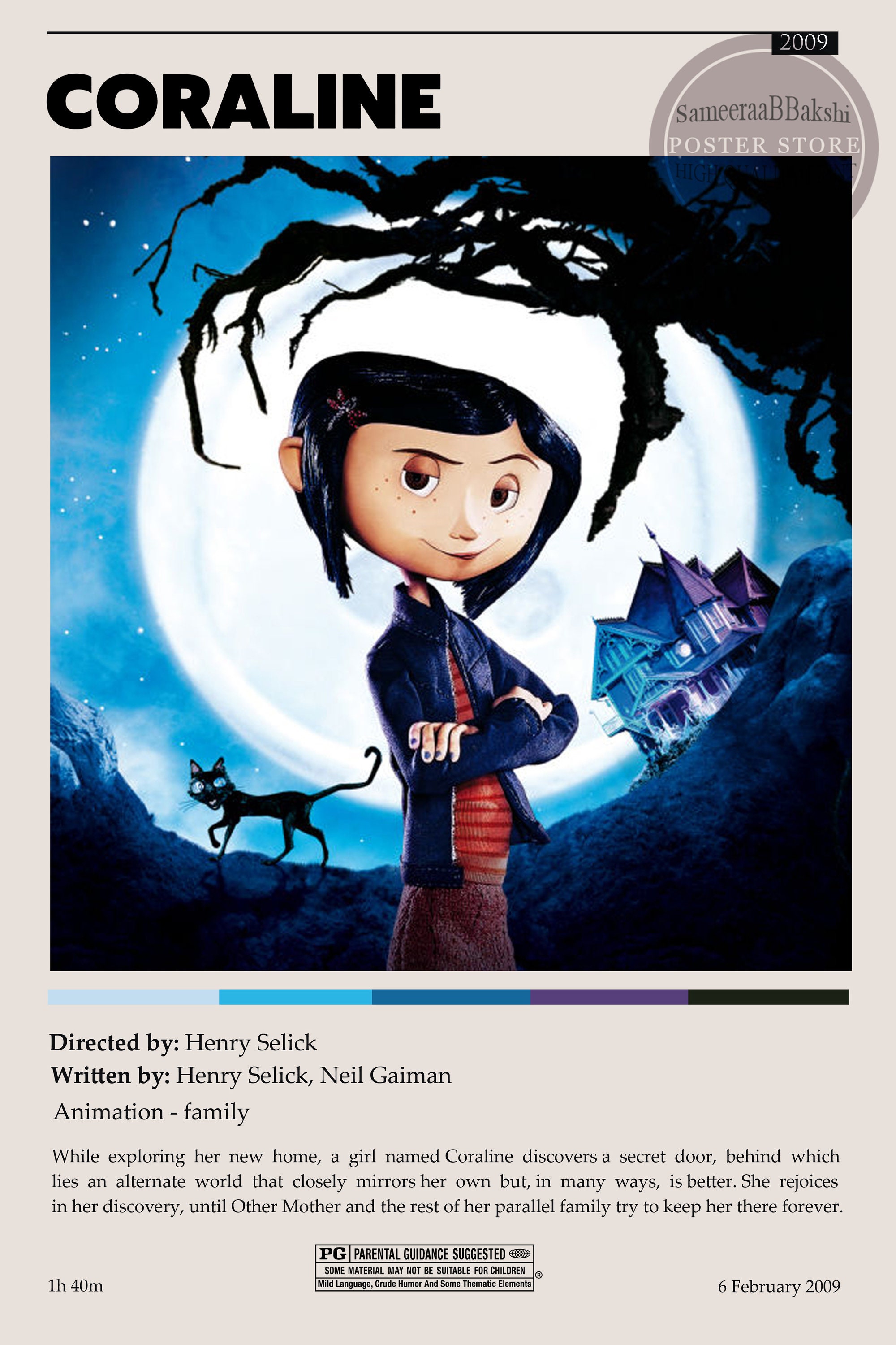 Coraline 2009 Animated Dark Fantasy Film Minimalist Movie - Etsy Australia Coraline 2009 Animated Dark Fantasy Film Minimalist Movie - Etsy Australia