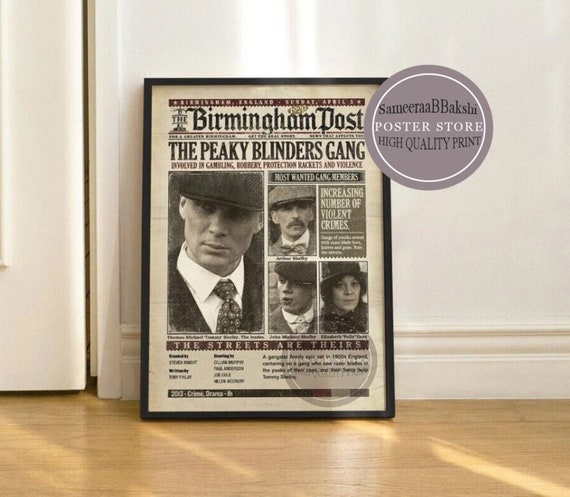 Peaky Blinders - TV Show Poster (By Order Of The Peaky Blinders / Tommy)