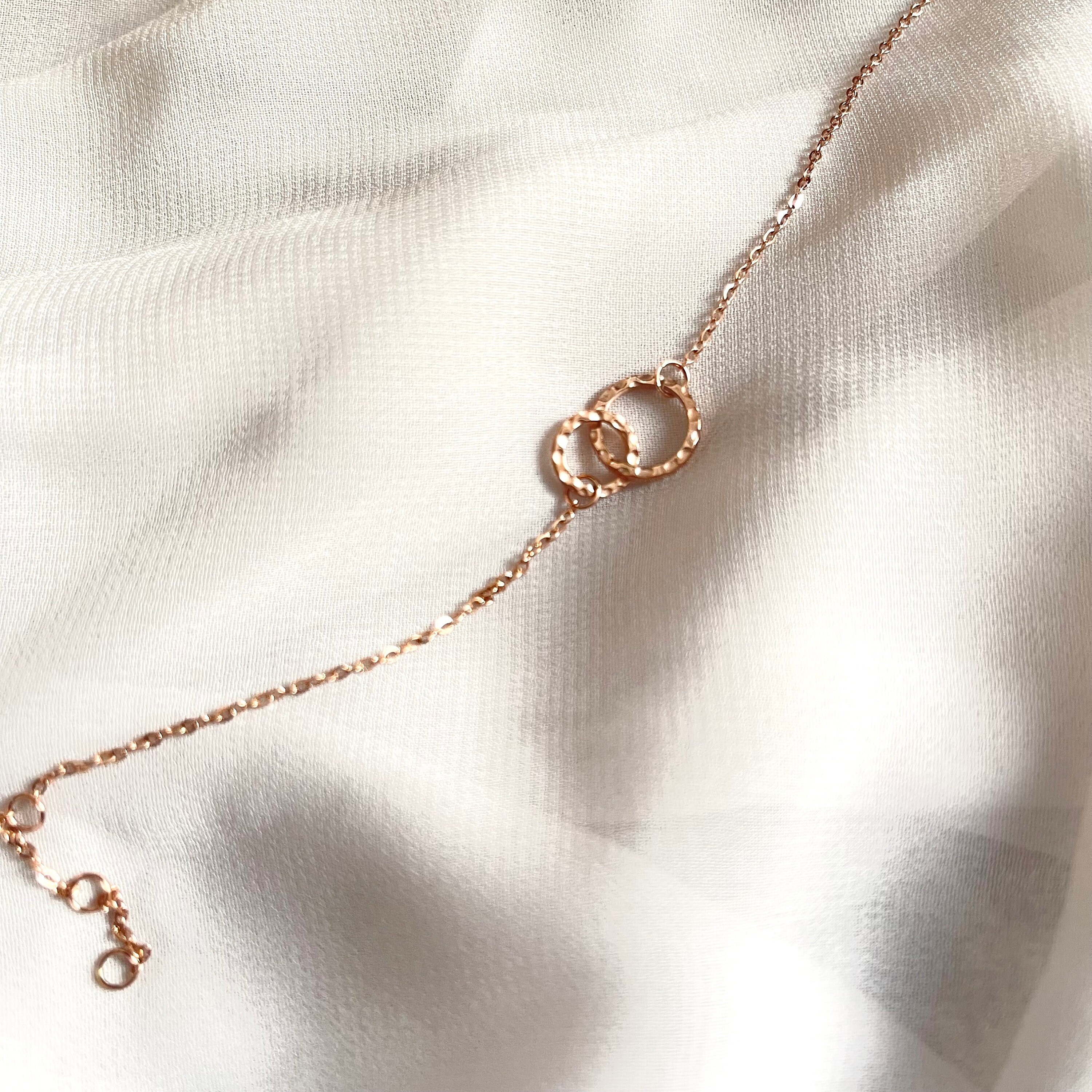 Link Chain Bracelet14k Rose Gold Charm 
