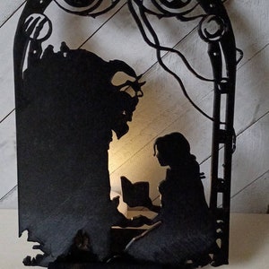 Beauty and the beast library decor
