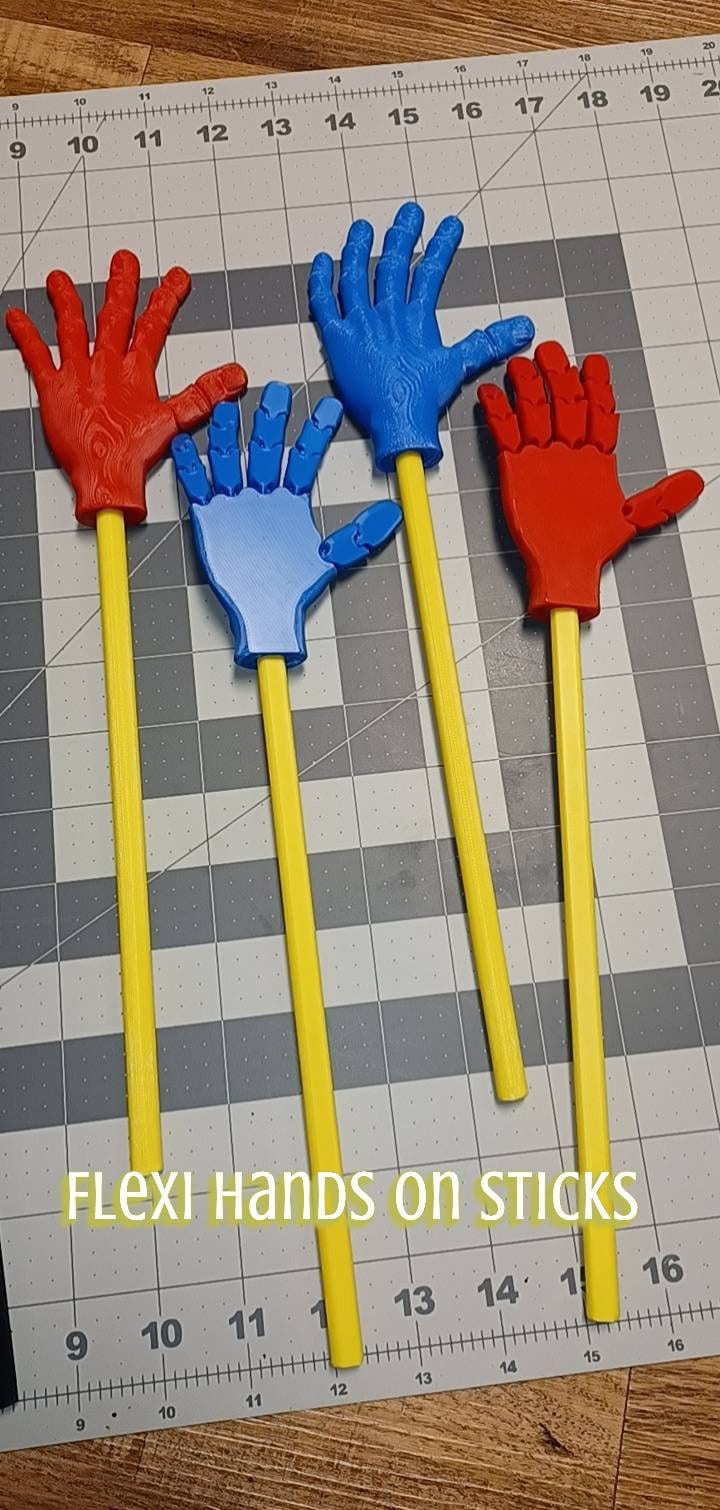 Sensory Flexi Hands on a Stick Pretend Poppy Playtime Player