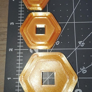 Roblox pretend play plastic gold coins Kids birthday gifts / party favors / good behavior awards/ Cupcake topper / cake topper /decorations image 8