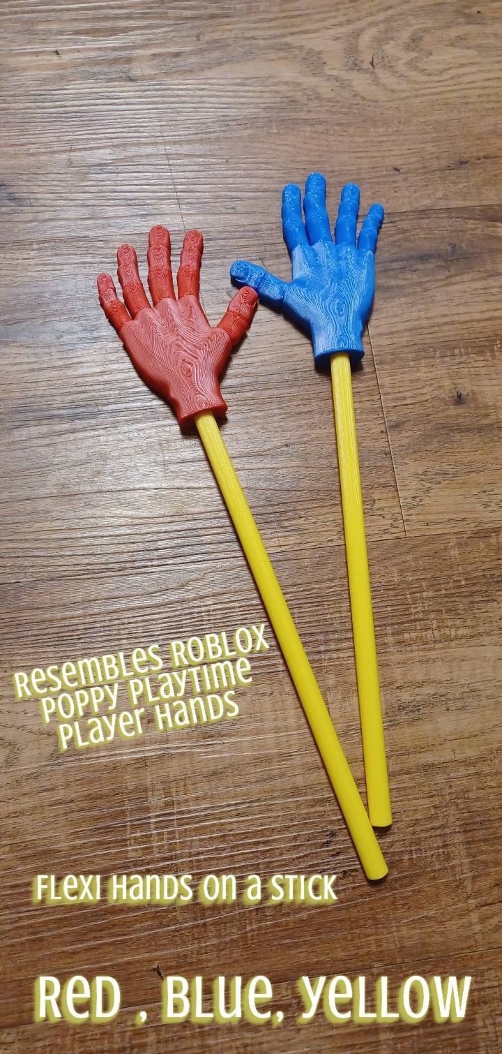 Sensory Flexi Hands on a Stick Pretend Poppy Playtime Player Hands