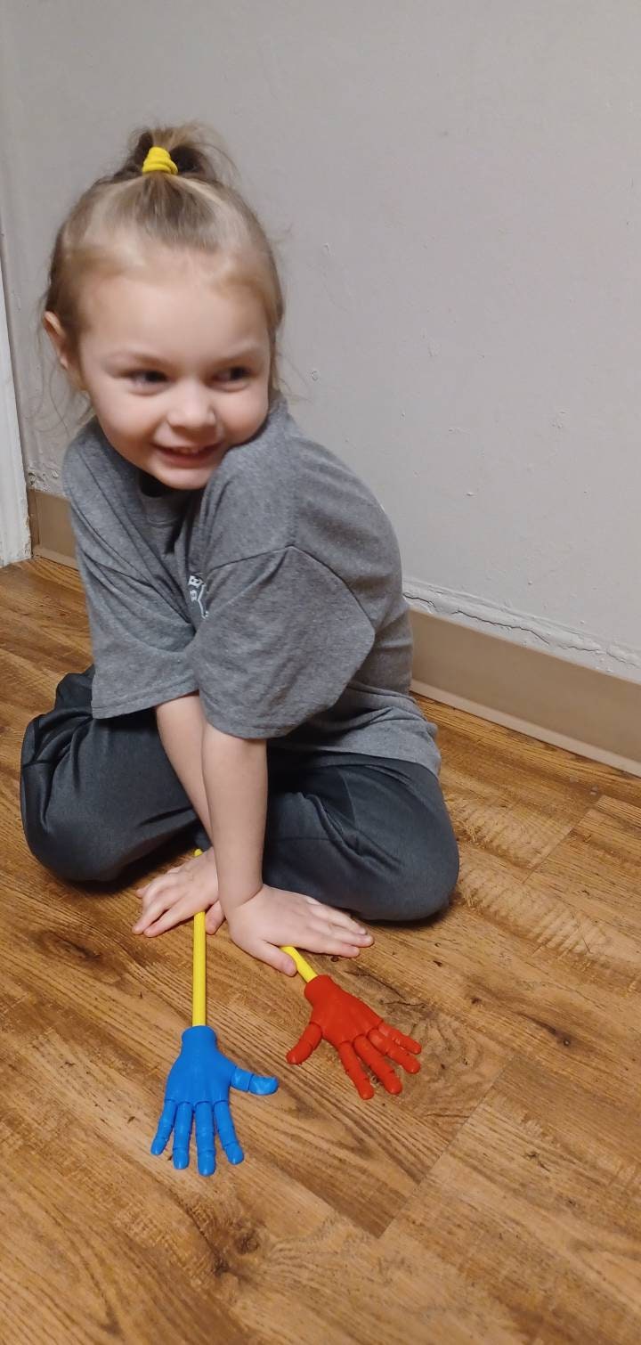 Sensory Flexi Hands on a Stick Pretend Poppy Playtime Player