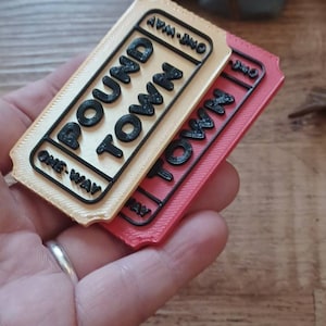 Love Coupon ticket saying "pound town" Funny Gift Valentines Day Gift, Bachelorette party gag gifts , Couples gifts, adult humor jokes