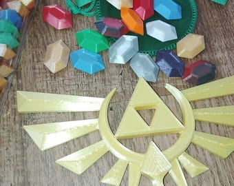 Zelda Party decor Bundle Hyrule, 20 Rupees and bookmark