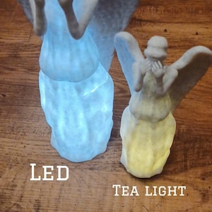Weeping angel statue/ tree topper Angel / Angel covering Eyes / Doctor Angel topper