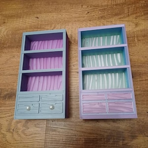 Shelves for miniatures / 1 shelf of your choice of color/ doll house mini toys