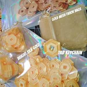 Roblox pretend play plastic gold coins Kids birthday gifts / party favors / good behavior awards/ Cupcake topper / cake topper /decorations image 9