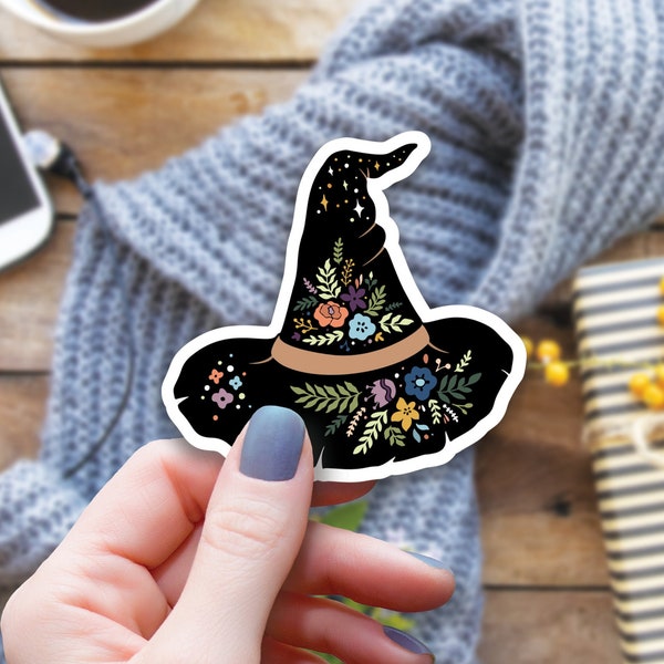 Magical Boho Witch Hat Sticker