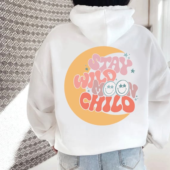 Stay Wild Moon Child Png File Sublimation Shirt No SVG Groovy | Etsy