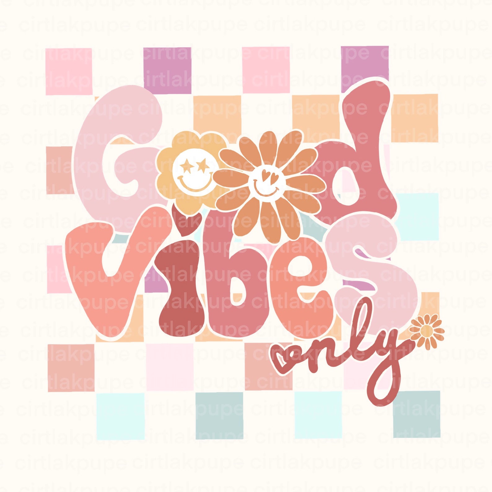 Good Vibes Only Png File Sublimation Retro Summer Shirt Png - Etsy