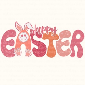 Cute easter png,Happy easter sublimation png , Hoppy bunny easter sublimation png , retro easter digital download png ,Cute easter kids png