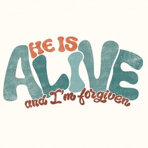 Retro easter png, He is Alive PNG, Happy Easter PNG, Rabbit PNG, Easter Day Png, Jesus Png, Bunny Png, easter Sublimation Design, jesus png