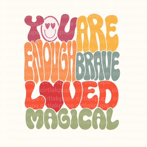 You are Enough Brave Loved Magical shirts You are Enough Brave Loved Magical shirts