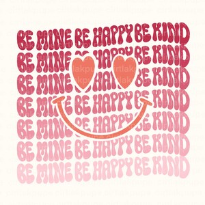 Happy face sublimation png - Retro smiley face digital download png - Valentines smile face sublimation - Retro sublimation -Be mine Retro