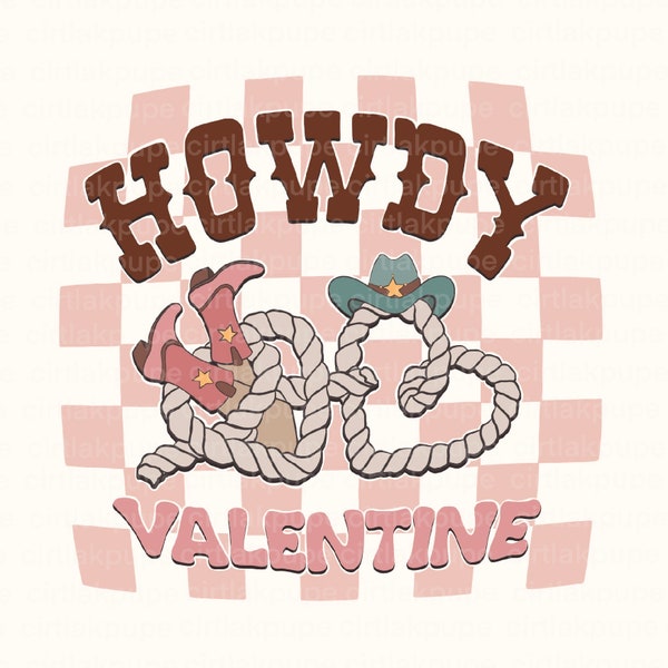 Howdy valentine png shirt, Retro valentines png, valentines day shirt png, Groovy valentines popular png, Howdy Valentine Cowboy Valentines