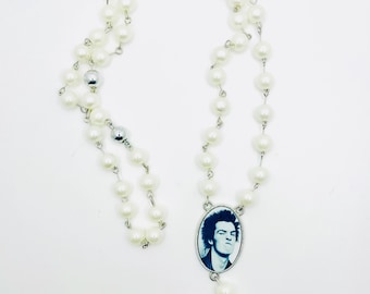 Sid Vicious Punk Rock Rosary Necklace Emo Punk     Goth Edgy