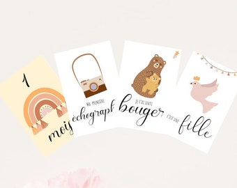 Pregnancy stage cards