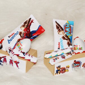 Personalized chocolate box - Personalized Kinder box - Personalized Nutella - Birthday chocolate box - Children's chocolate box