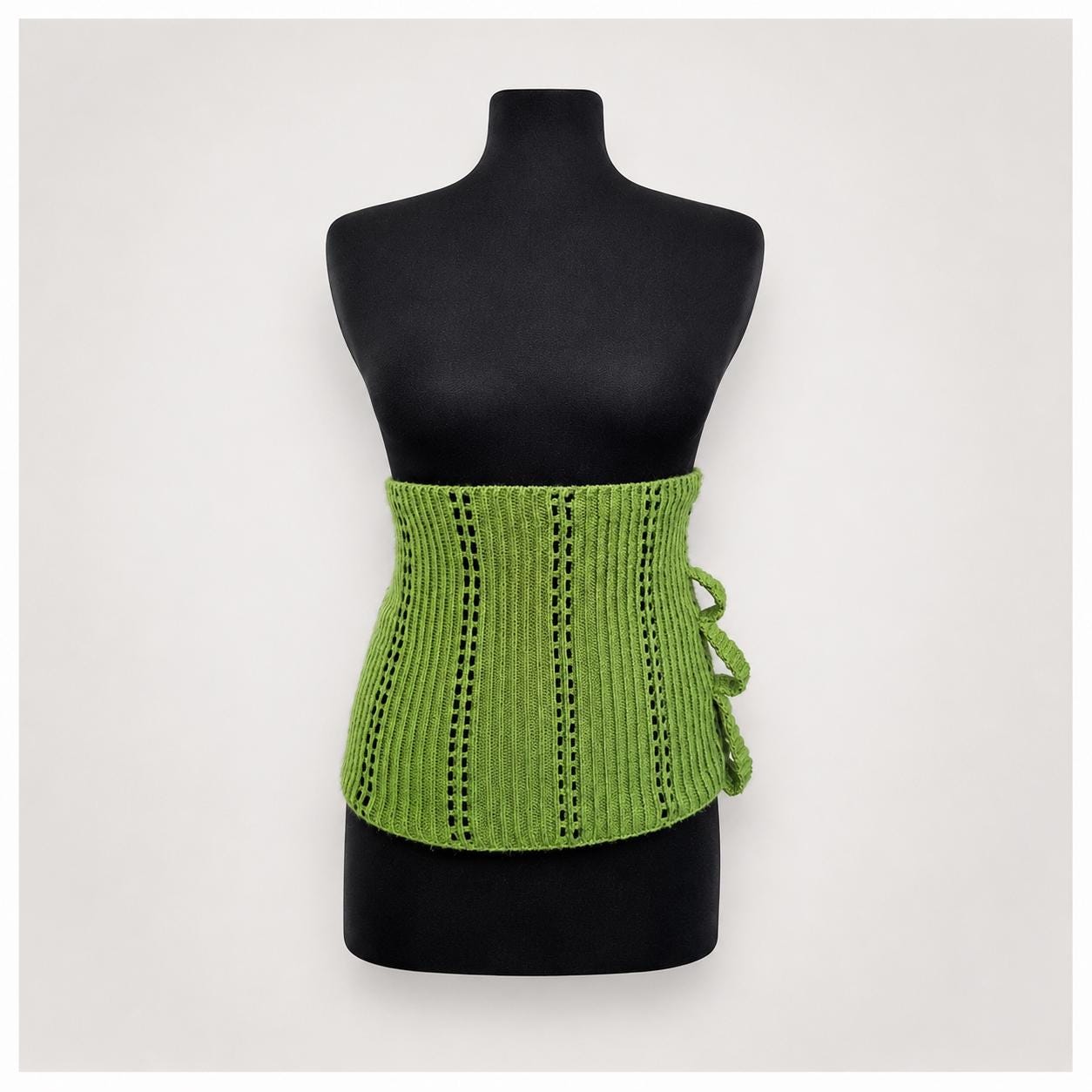 Handmade Knit Haramaki Belt, Roronoa Zoro Inspired Waist Wrap, One