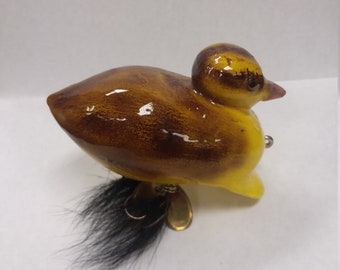 Vintage Bill Szabo Cree Duk Lure 2 1/4 Small Baby Duck Fishing Tackle Bait  Black and White Plastic Gift for Dad Rustic Decor Fishing 
