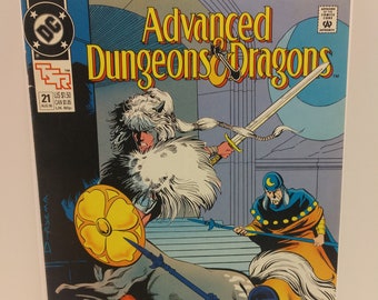 Advanced Dungeons & Dragons Comic Book Issue 21 D.C./TSR 1990 Good Condition!