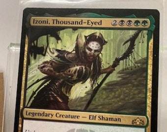 Magic The Gathering Card ..Izoni, Thousand-Eyed