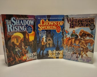 Lot of 3 Books 4,7,9 From The Series The Wheel of Time By Robert Jordan Used Fair to Good Condition