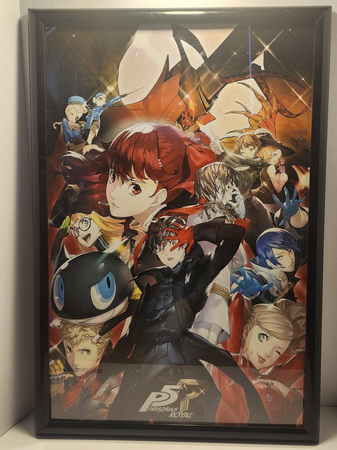 Persona 5 Royal Poster in Plastic Frame Used Frame in Fair to Good ...