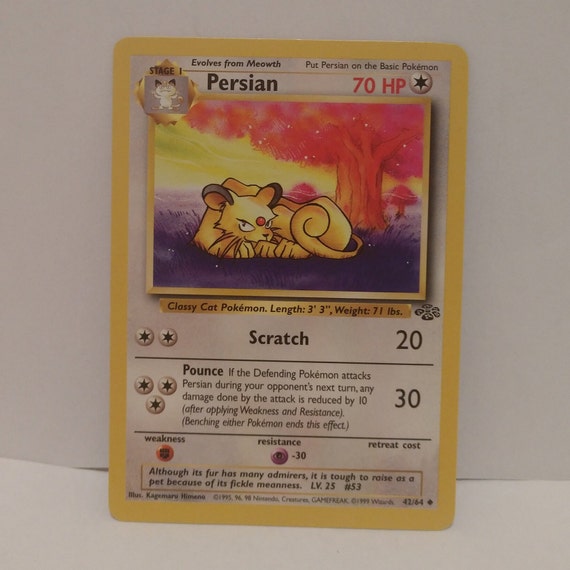 Persian Pokemon Card