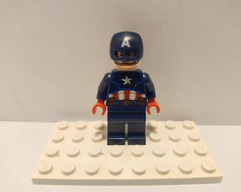 LEGO Super Heroes Avengers Captain America Minifigure sh686 Used Good Condition!