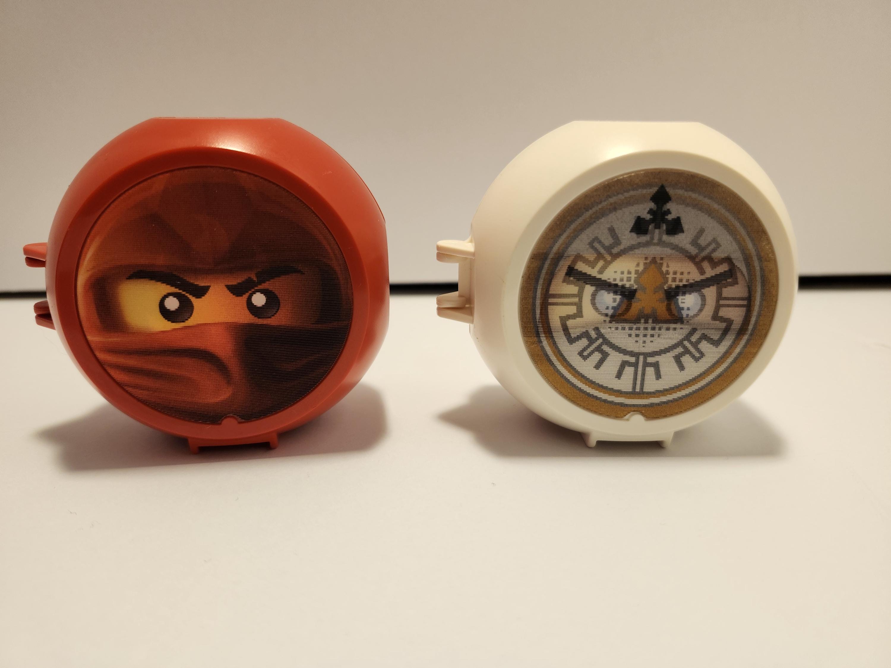 Lot of Two Lego Ninjago Training Pods Used Incomplete No Figures