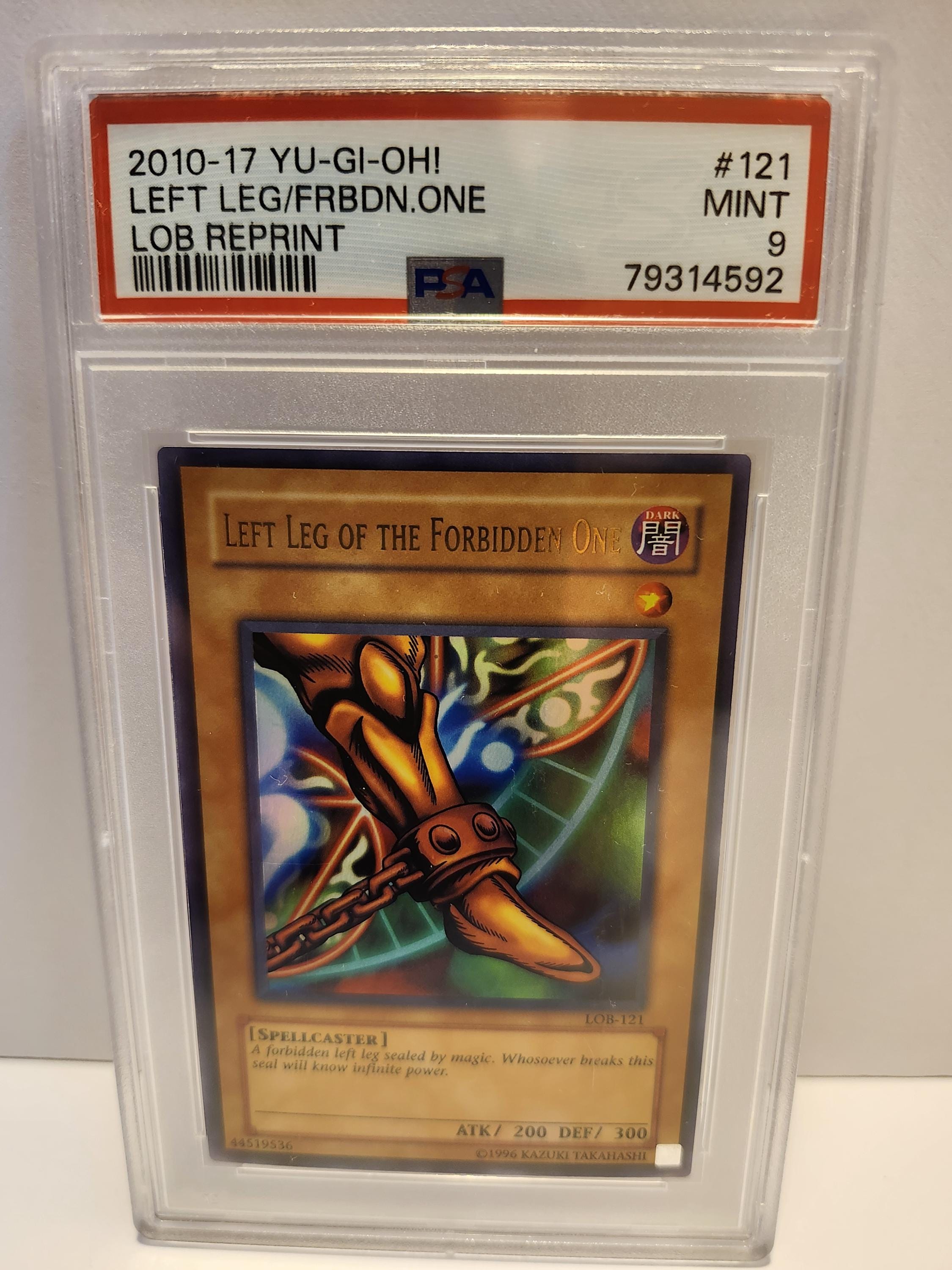 YuGiOh Legend of Blue Eyes White Dragon Ultra Rare Left Leg of the Forbidden One Lob-121 YuGiOh Legend of Blue Eyes White Dragon Ultra Rare Left Leg of the Forbidden One Lob-121