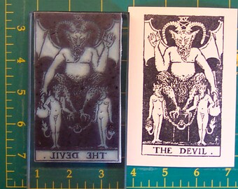 Judgement Tarot Card Rubber Stamp for Stamping Crafting Planners