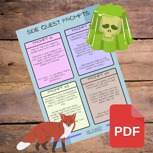 Side Quest Prompt - Pack 1 | Ideas for your Tabletop RPG | Dungeons & Dragons | Pathfinder | Play aids