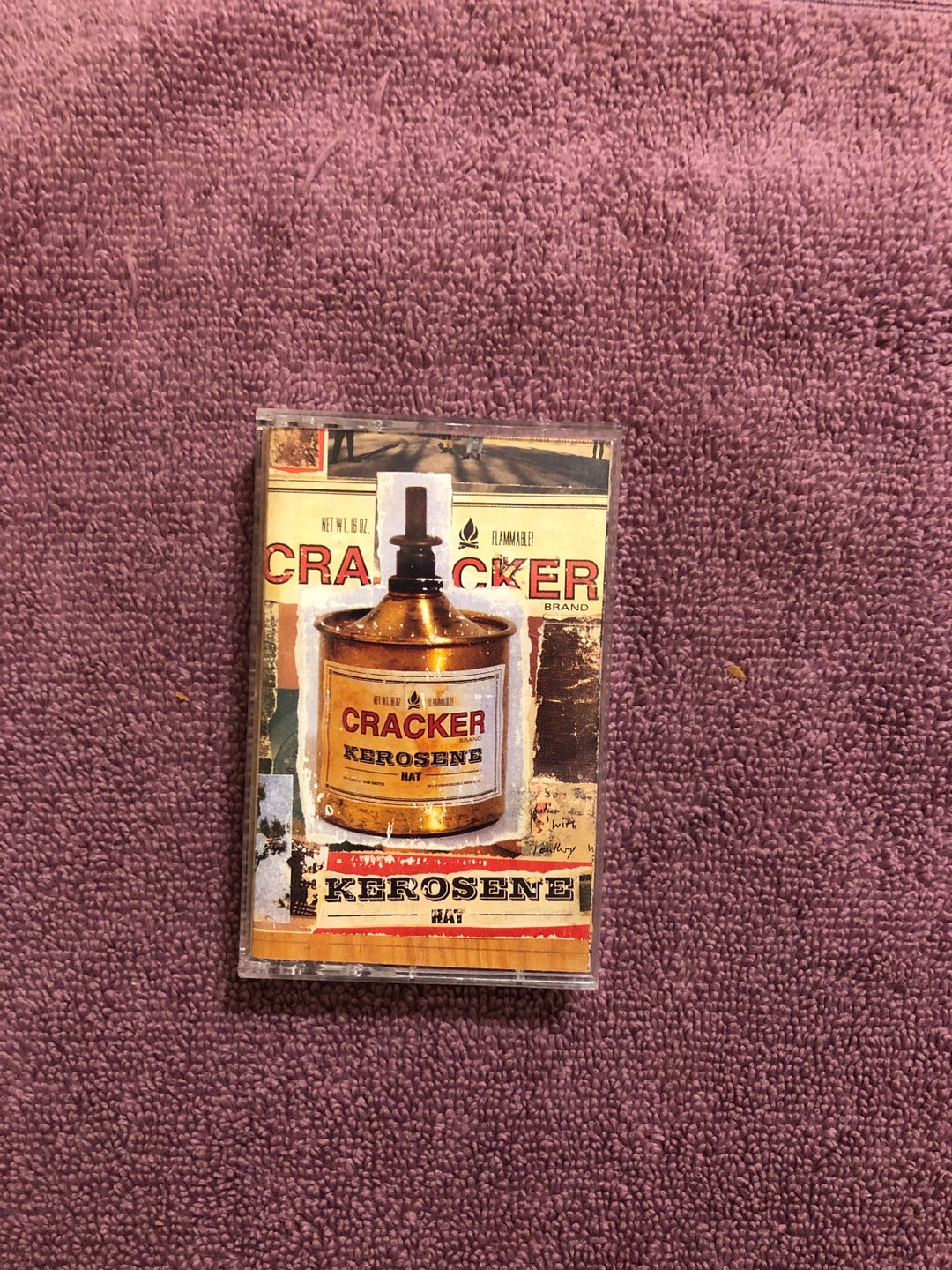 Vintage Cracker Kerosene Hat Original Cassette Rare Etsy