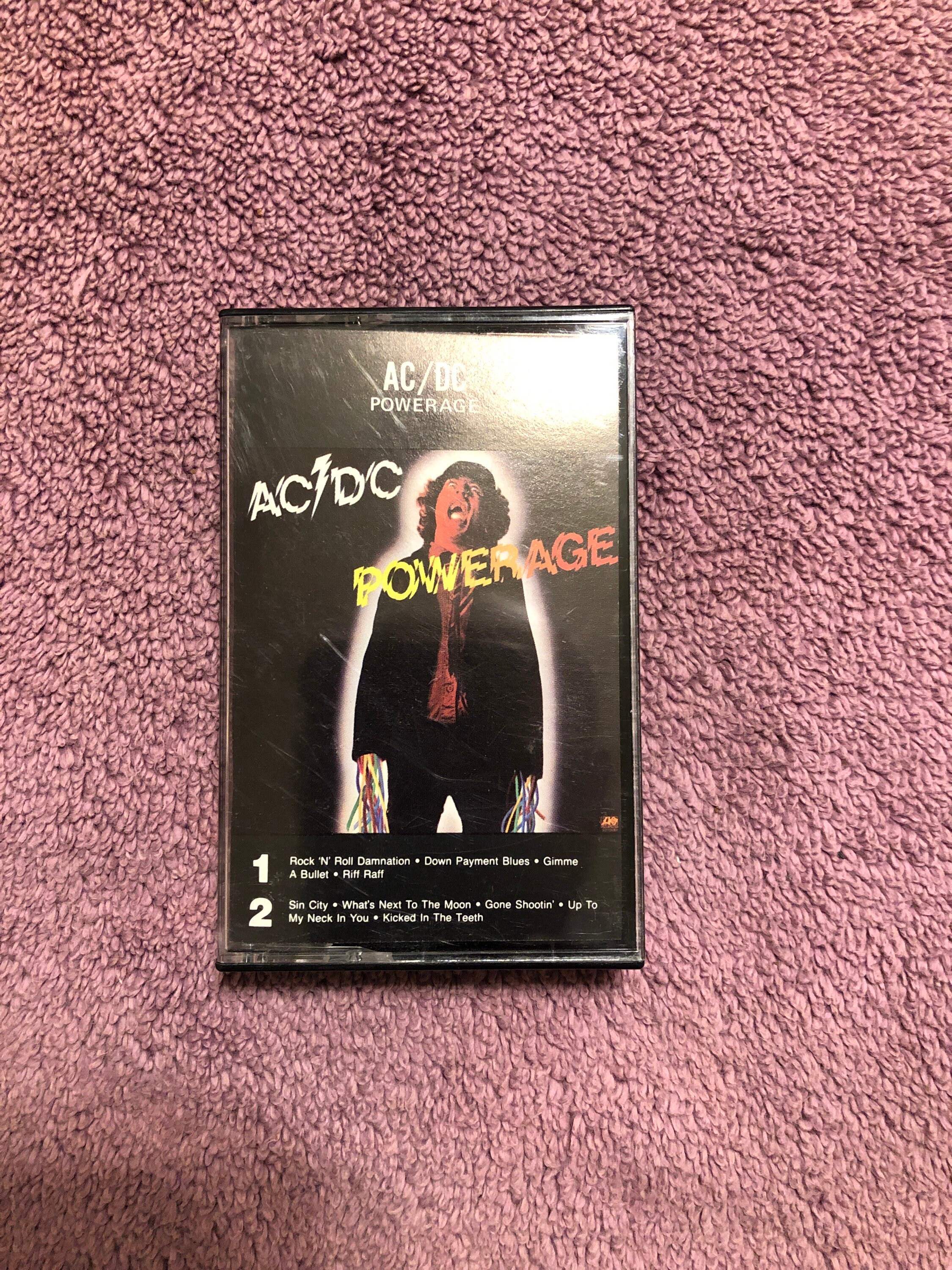 VINTAGE AC/DC Cassette Rare - Etsy