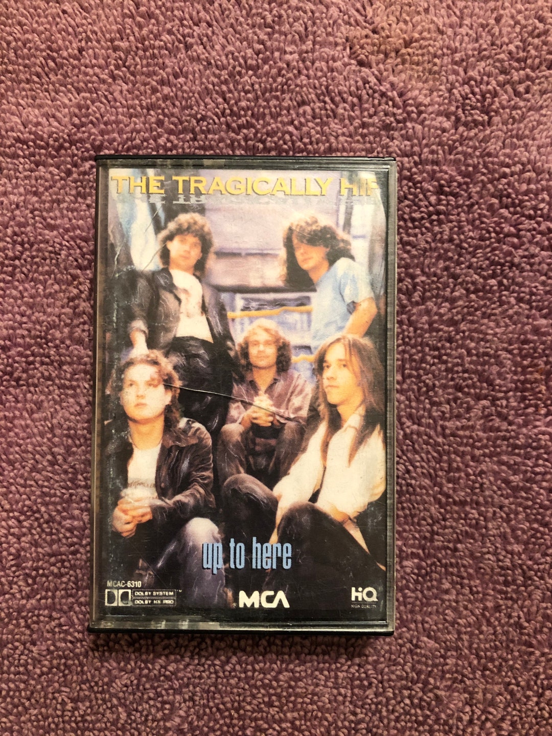 VINTAGE the Tragically Hip up to Here Original Cassette RARE Etsy