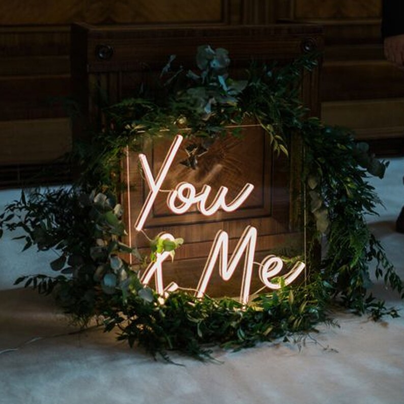 Custom Neon Sign Personalized Wedding Sign Wedding Neon Etsy