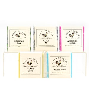 Men&#39;s Natural Soap Party Pack: Handmade, Vegan, Eco-Friendly