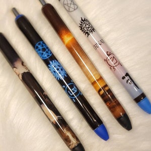 Supernatural Gel Ink Pens, Dean Winchester, Sam Winchester, Supernatural Fandom, Supernatural Aesthetic