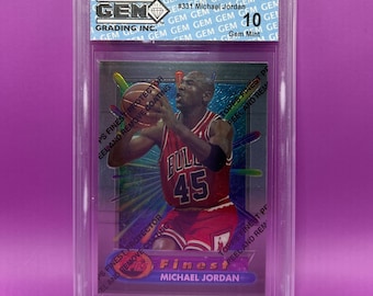 1994-95 Michael Jordan Finest Card With Number 45 Jersey…wow!!! - Etsy