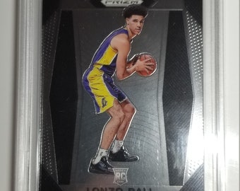2017 Prizim Lonzo Ball Rookie #289, PSA 10 GEM MINT card.