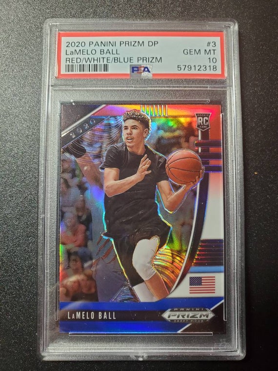 lamelo ball rookie card graded Amazon.com: Graded 2020-21 Panini Prizm LaMelo Ball #43 Pink Ice Rookie RC  Basketball Card PSA 10 Gem Mint : Collectibles & Fine Art main image 1