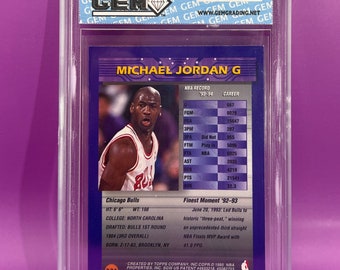 1994-95 Michael Jordan Finest Card With Number 45 Jersey…wow!!! - Etsy