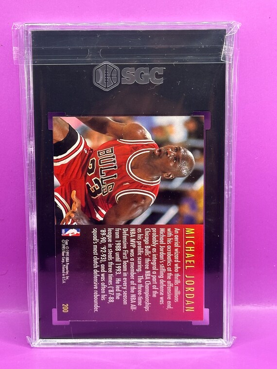 1995-96 Fleer Michael Jordan #200, SGC 9.5, Total D. Wow