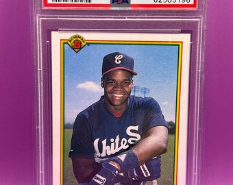 1990 Bowman Frank Thomas Rookie Card, PSA 9 Mint
