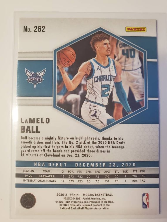 2020-2021 Panini - Mosaic Lamelo Ball NBA Debut RC - Etsy Canada