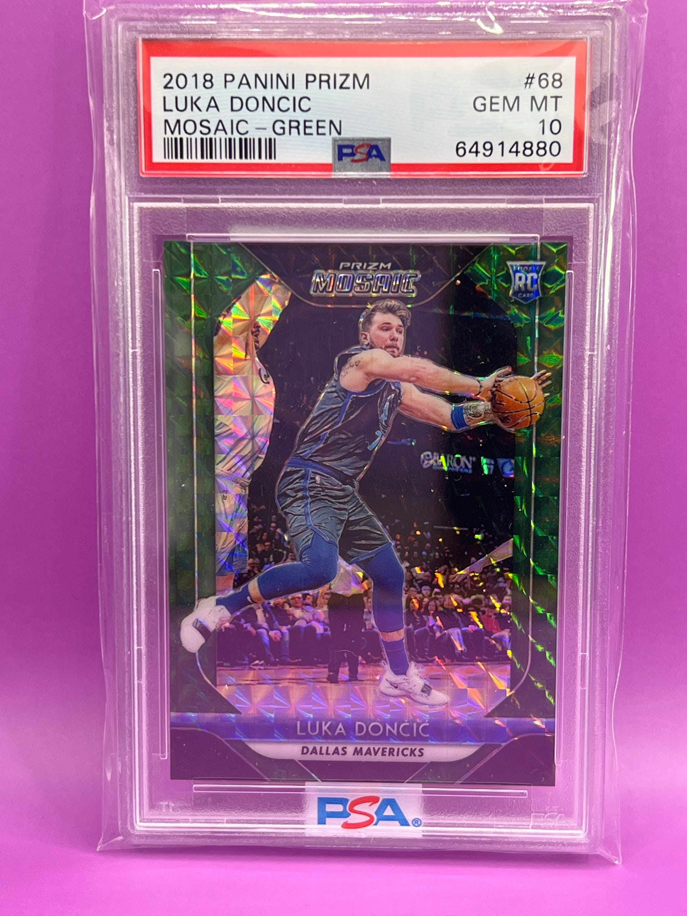 Prizm 2018-19 Luka Doncic Panini #280 Rookie PSA - Card 0 RC #3 